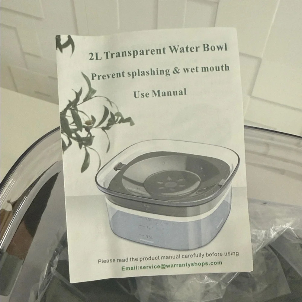 Anti Splash Water Bowl